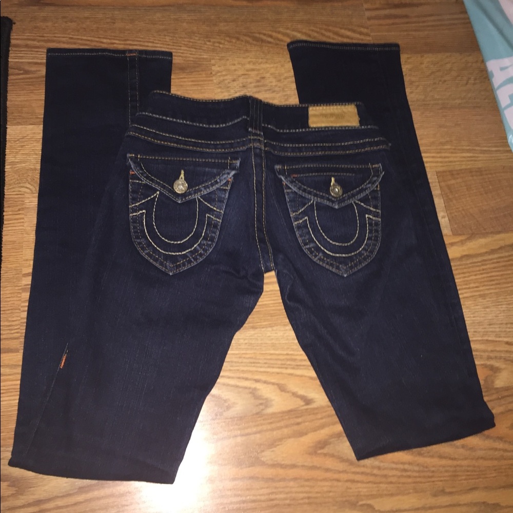 TRUE RELIGION BOOTCUT JEANS!  SIZE 24x34!!!